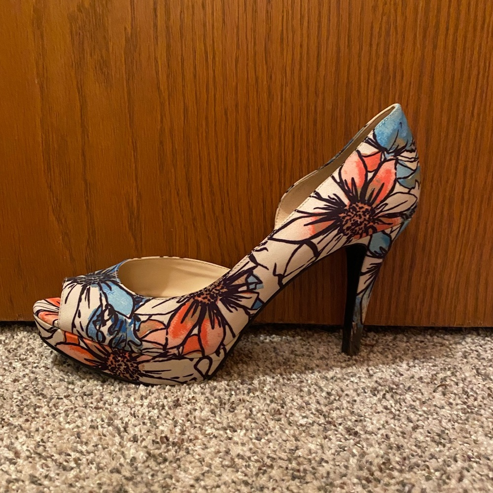 Flowery Heels